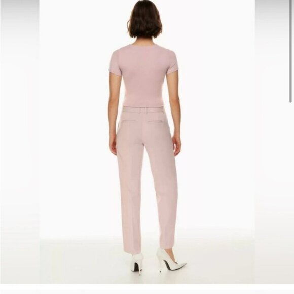 Aritzia Babaton Command Pant in Dusty Rose Sz 00 - Picture 2 of 12